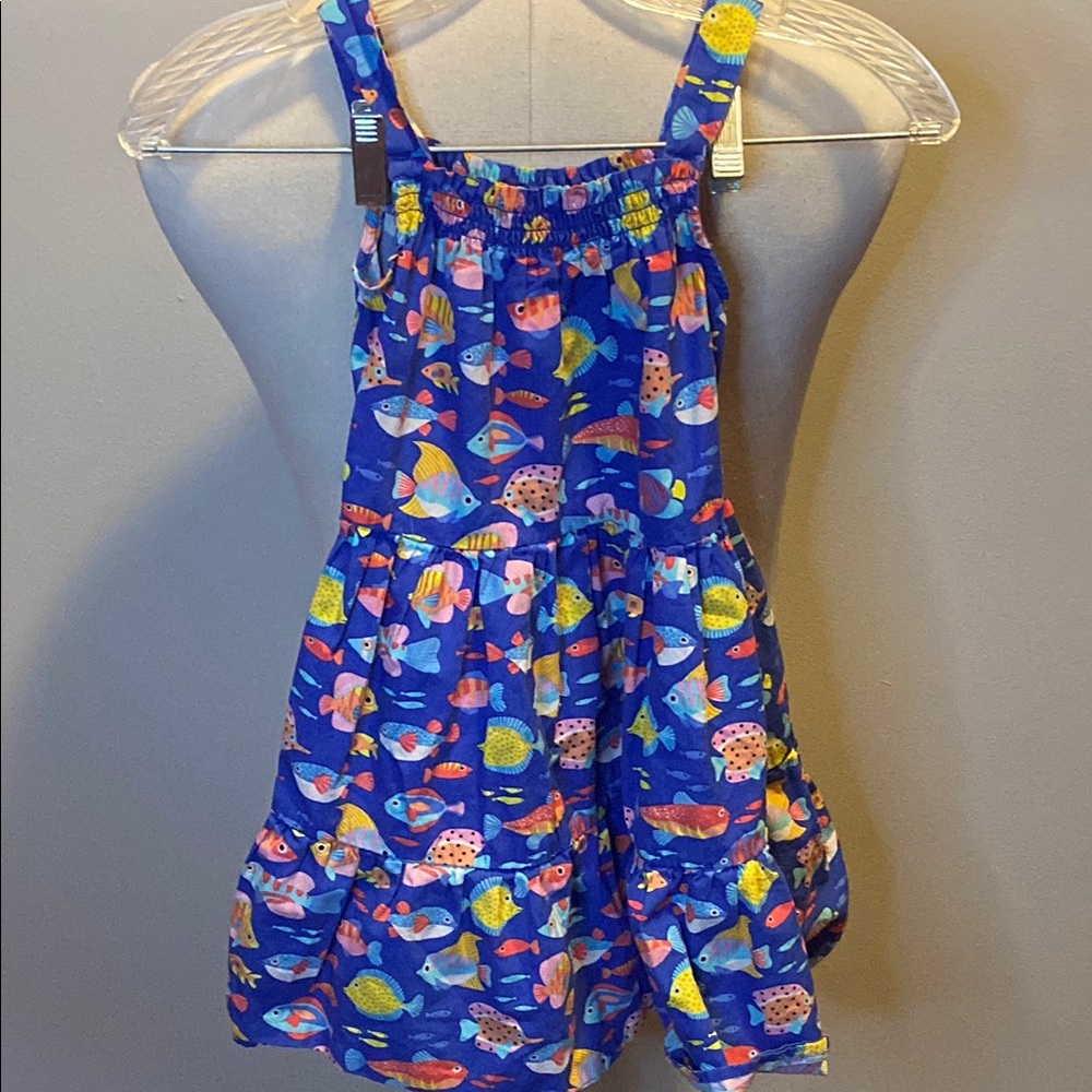 Gymboree Vibrant Fish Pattern Dress